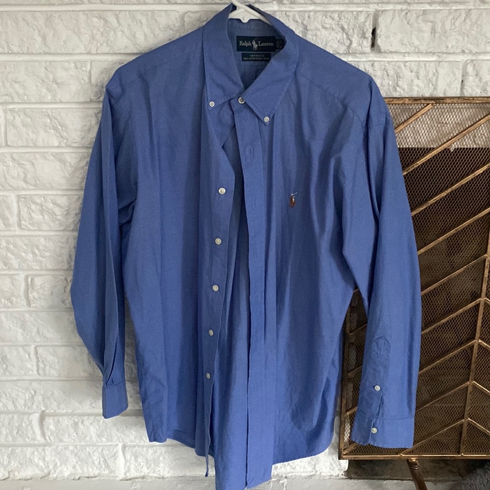Ralph Lauren blue Yarmouth button down